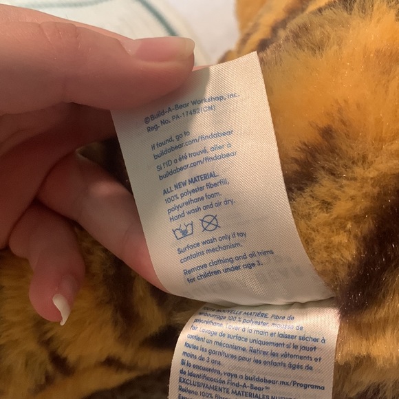 Tiger build a bear stuffed animal - Picture 4 of 5